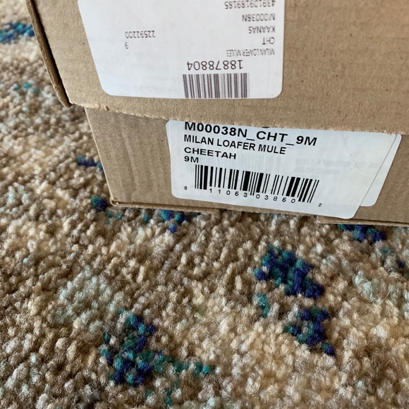 NIB Milan loafer mule cheetah print 9 brand new 🐆 - Picture 7 of 15